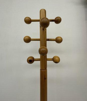 Mid-Century Pine Coat Rack, 1970s-BGP-1719570