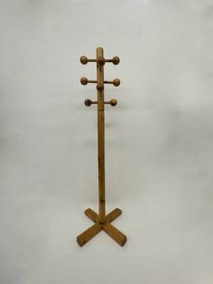 Mid-Century Pine Coat Rack, 1970s-BGP-1719570