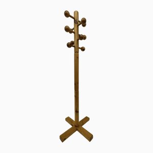 Mid-Century Pine Coat Rack, 1970s-BGP-1719570