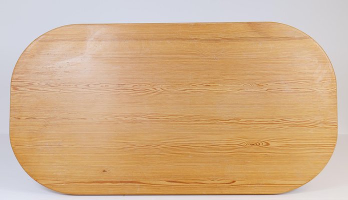 Mid-Century Pine Coffee Table by Carl Malmsten, Sweden, 1940s-UYK-997344