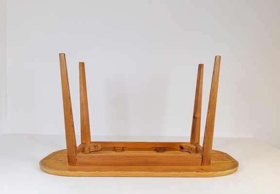 Mid-Century Pine Coffee Table by Carl Malmsten, Sweden, 1940s-UYK-997344