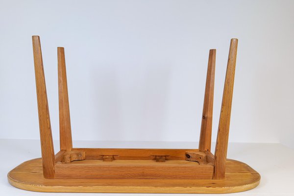 Mid-Century Pine Coffee Table by Carl Malmsten, Sweden, 1940s-UYK-997344