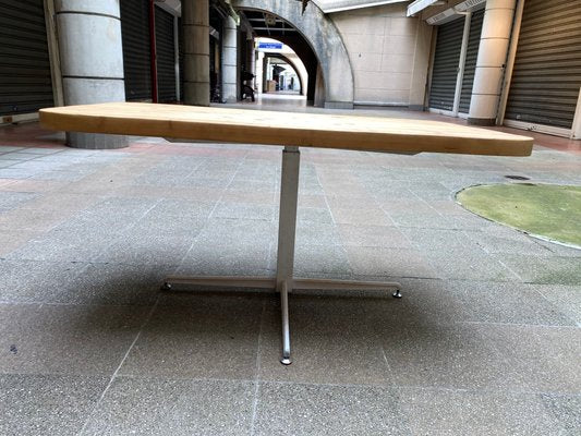 Mid-Century Pine Les Arcs Dining Table attributed to Charlotte Perriand, 1969-RJQ-844792