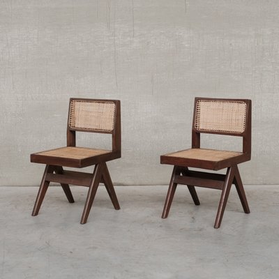 Mid-Century PJ-SI-25-A Model Chair by Pierre Jeanneret, Set of 2-JRP-1153334