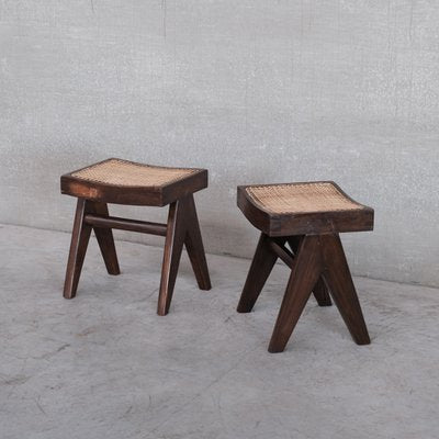 Mid-Century PJ-SI-34-A Stools by Pierre Jeanneret, Set of 2-JRP-1193394