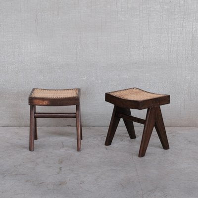 Mid-Century PJ-SI-34-A Stools by Pierre Jeanneret, Set of 2-JRP-1193394