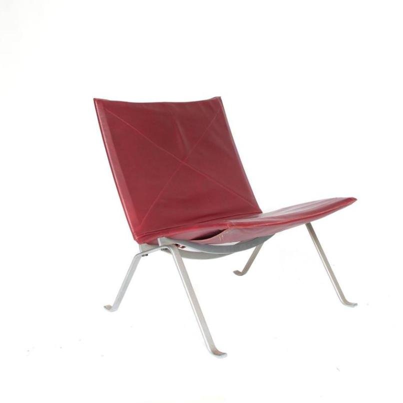 Mid-Century PK22 Lounge Chair by Poul Kjaerholm for E. Kold Christensen