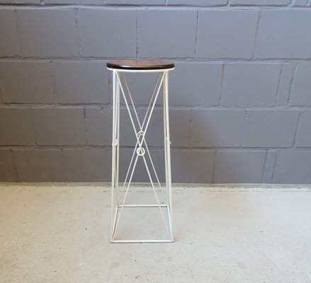 Mid-Century Plant Stand in Iron and Wood-POM-1062418