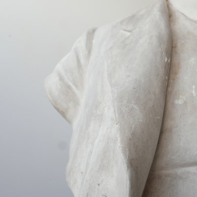 Mid-Century Plaster Bust of a Gentleman-JRP-702493