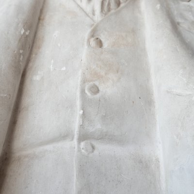 Mid-Century Plaster Bust of a Gentleman-JRP-702493