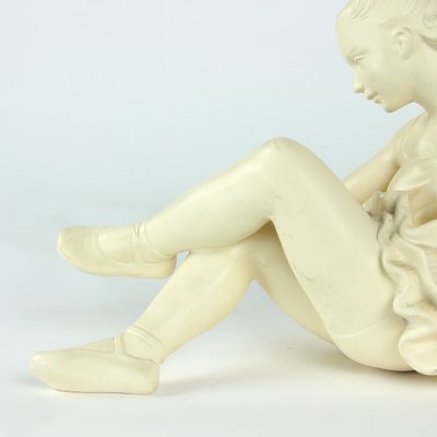 Mid-Century Plaster Sculpture of Ballet Dancer from Jihokera, Czechoslovakia, 1960s-UL-1431891