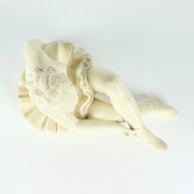 Mid-Century Plaster Sculpture of Ballet Dancer from Jihokera, Czechoslovakia, 1960s-UL-1431891