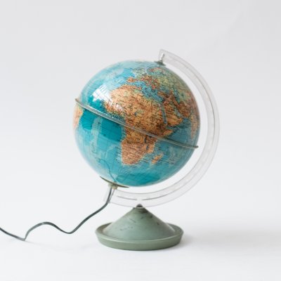 Mid-Century Plastic Globe, 1970s-NZV-1407969