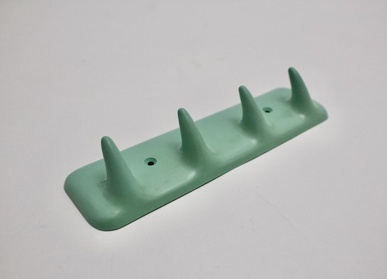 Mid-Century Plastic Green Wall Hook, Italy, 1950s-NB-1335566