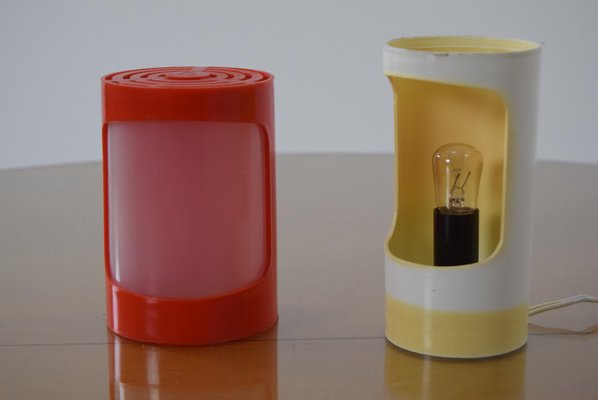 Mid-Century Plastic Table Lamp, 1970s-TZ-848541