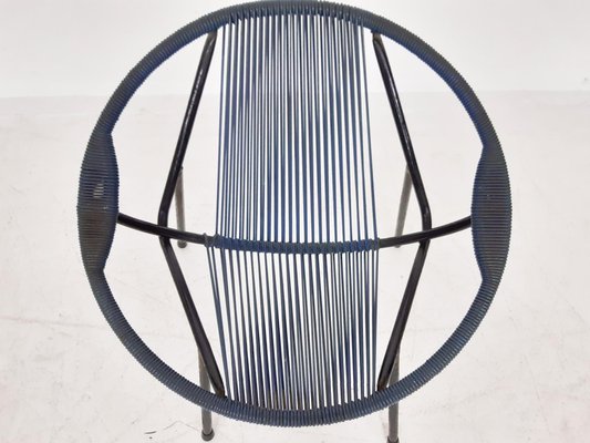 Mid-Century Plastic Thread Outdoor Club Chair, 1960s-ZO-697540