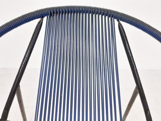 Mid-Century Plastic Thread Outdoor Club Chair, 1960s-ZO-697540