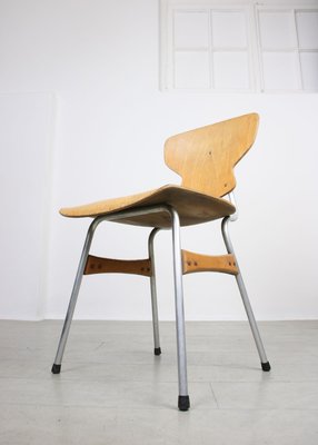 Mid-Century Plywood Desk Chairs by Niko Kralj for Stol Kamnik, Set of 2-HGJ-1438615