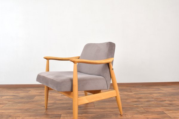 Mid-Century Polish Lounge Chairs by J. Kędziorek, 1960s, Set of 2-LOT-2038172