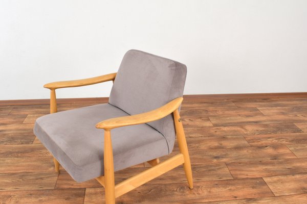 Mid-Century Polish Lounge Chairs by J. Kędziorek, 1960s, Set of 2-LOT-2038172