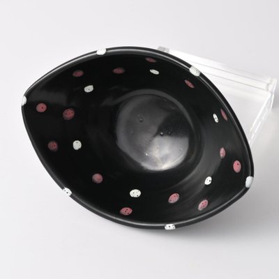 Mid-Century Polka Dot Bowl by Aldo Londi for Bitossi, 1950s-IXK-1788413