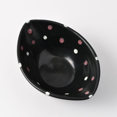 Mid-Century Polka Dot Bowl by Aldo Londi for Bitossi, 1950s-IXK-1788413