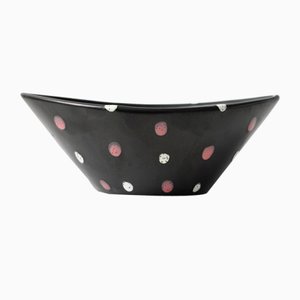 Mid-Century Polka Dot Bowl by Aldo Londi for Bitossi, 1950s-IXK-1788413