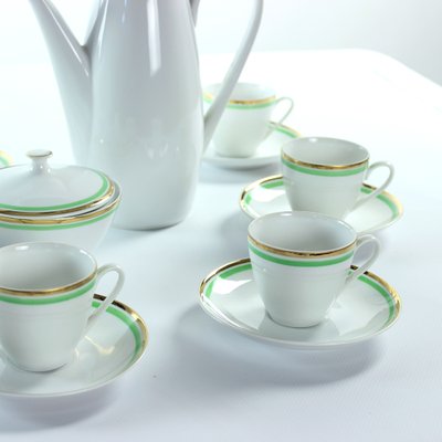 Mid-Century Porcelain Coffee Set, Czechoslovakia, 1954, Set of 14-UL-1186547