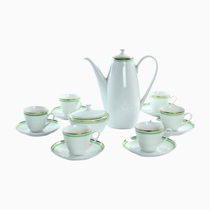 Mid-Century Porcelain Coffee Set, Czechoslovakia, 1954, Set of 14-UL-1186547