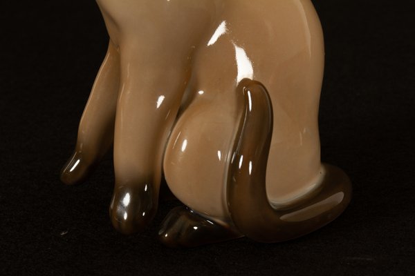 Mid-Century Porcelain Siamese Cat Figurine by Svend Jespersen for Bing & Grondahl-WIX-570908