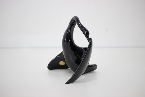 Mid-Century Porcelain Swan by Miroslav Smutný, 1960s-TZ-727134