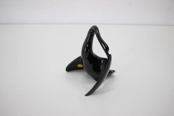 Mid-Century Porcelain Swan by Miroslav Smutný, 1960s-TZ-727134