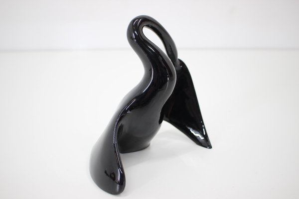 Mid-Century Porcelain Swan by Miroslav Smutný, 1960s-TZ-727134