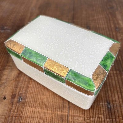 Mid-Century Porcelain Tea Box with Lid by Arita Yaki, Japan, 1960s-DWL-2035428