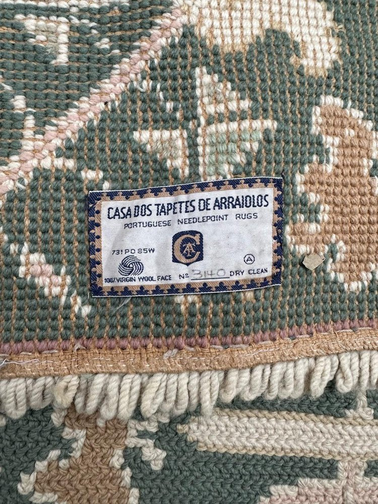 Mid-Century Portuguese Needlepoint Rug, 1940s