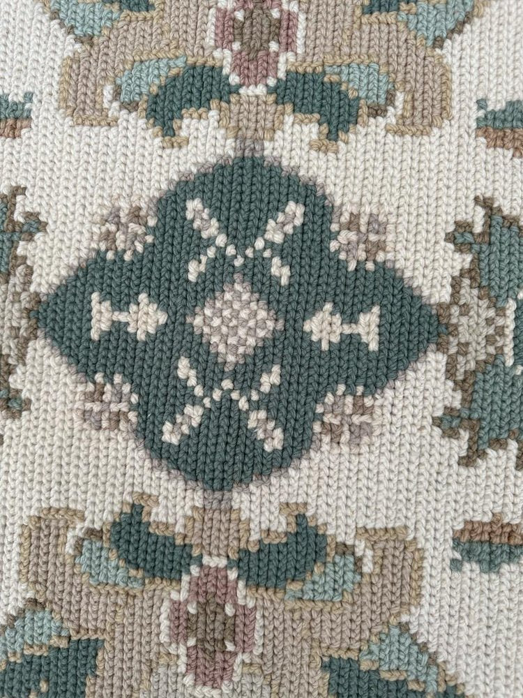 Mid-Century Portuguese Needlepoint Rug, 1940s