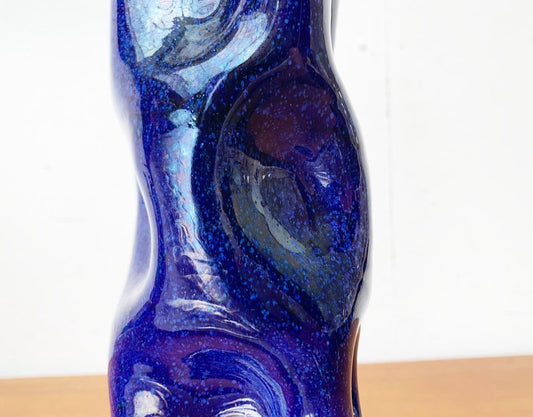 Mid-Century Pottery Vase with Organic Shape from BKW Böttger Keramik Wandsbek, Hamburg, Germany, 1960s