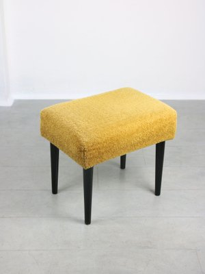 Mid-Century Pouf in Yellow-HGJ-1251317