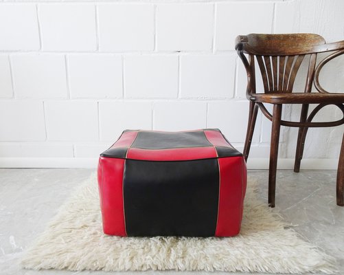 Mid-Century Pouf Quadratic, 1970s-BLG-1341756