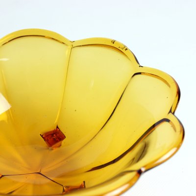 Mid-Century Pressed Glass Bowl by Borske Sklo Union, Czechoslovakia, 1960s-UL-1731532