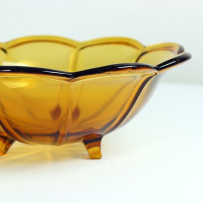 Mid-Century Pressed Glass Bowl by Borske Sklo Union, Czechoslovakia, 1960s-UL-1731532