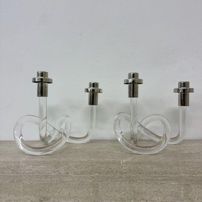 Mid-Century Pretzel Candleholders by Dorothy Thorpe, 1940s, Set of 2-BGP-2018770