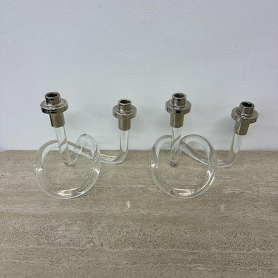 Mid-Century Pretzel Candleholders by Dorothy Thorpe, 1940s, Set of 2-BGP-2018770