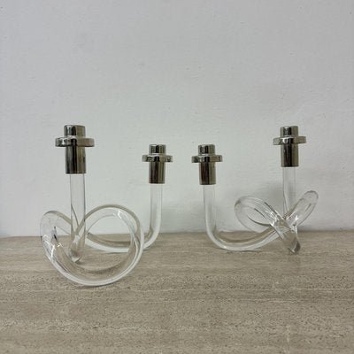 Mid-Century Pretzel Candleholders by Dorothy Thorpe, 1940s, Set of 2-BGP-2018770