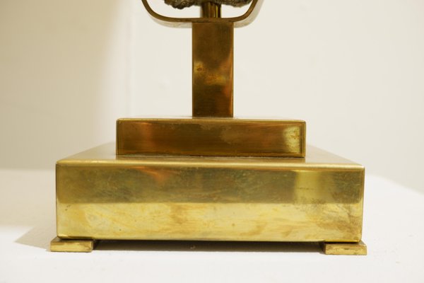 Mid-Century Pyrite Stone Table Lamp, 1950s-JG-1377696