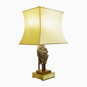 Mid-Century Pyrite Stone Table Lamp-NYF-2018926