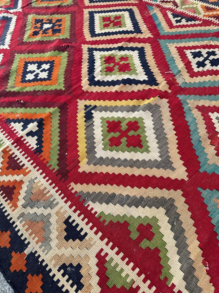 Mid-Century Qashqai Kilim, 1960s