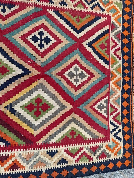 Mid-Century Qashqai Kilim, 1960s