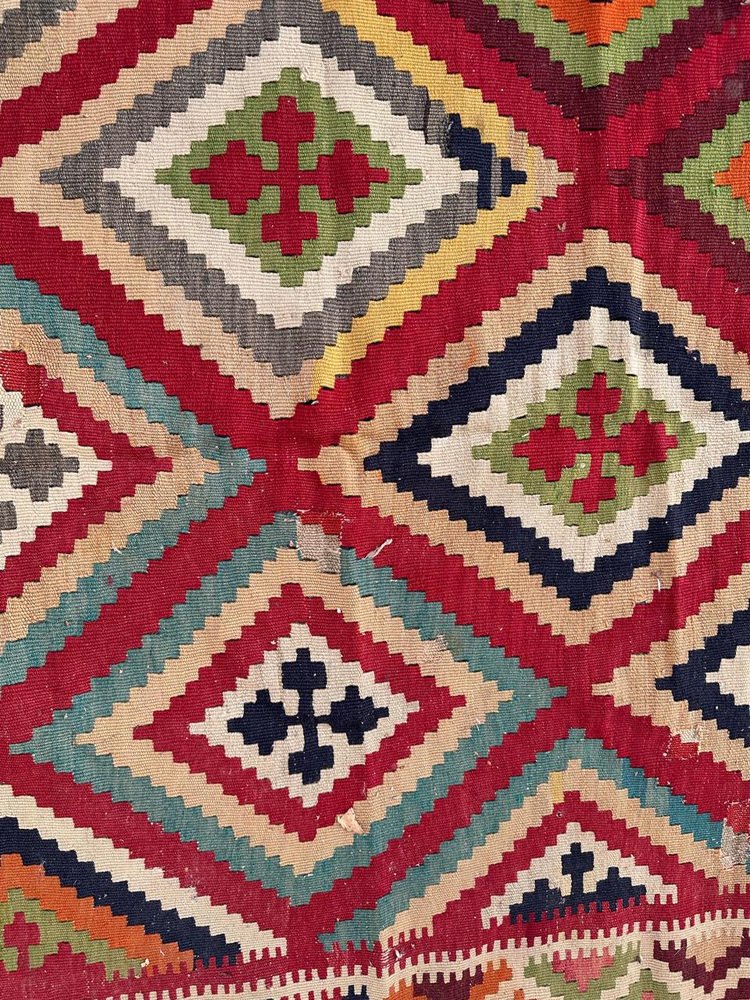 Mid-Century Qashqai Kilim, 1960s