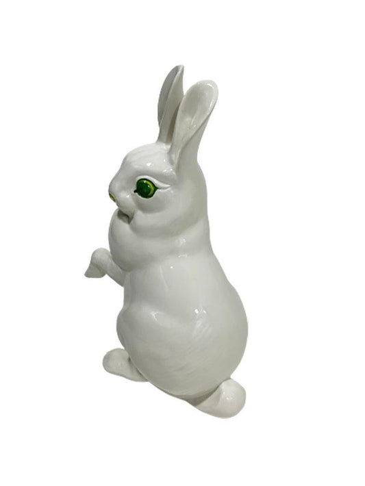 Mid-Century Rabbit Figure in Ceramic by Ronzan